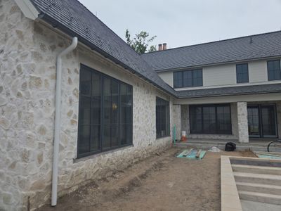 Half Round Gutter Installation for Petoskey Residence