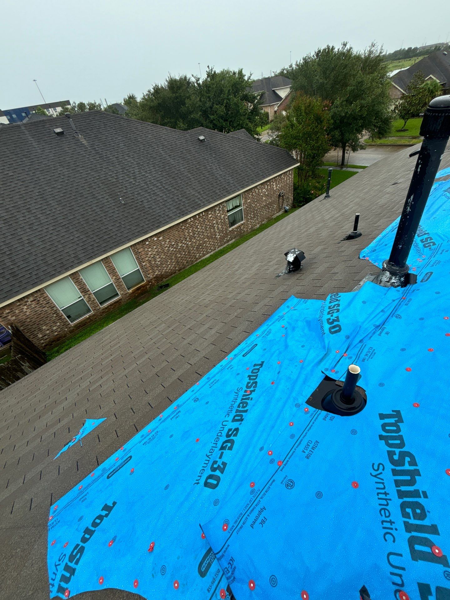 Residential Roofing Repair using Owen's Corning Duration (Lifetime) Shingles by Roof Repair Company