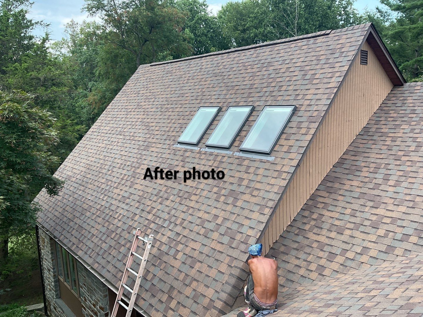 New Shingle Roof, New Skylights, New Windows, Repair T-1 11 panels by Alpha Design Services