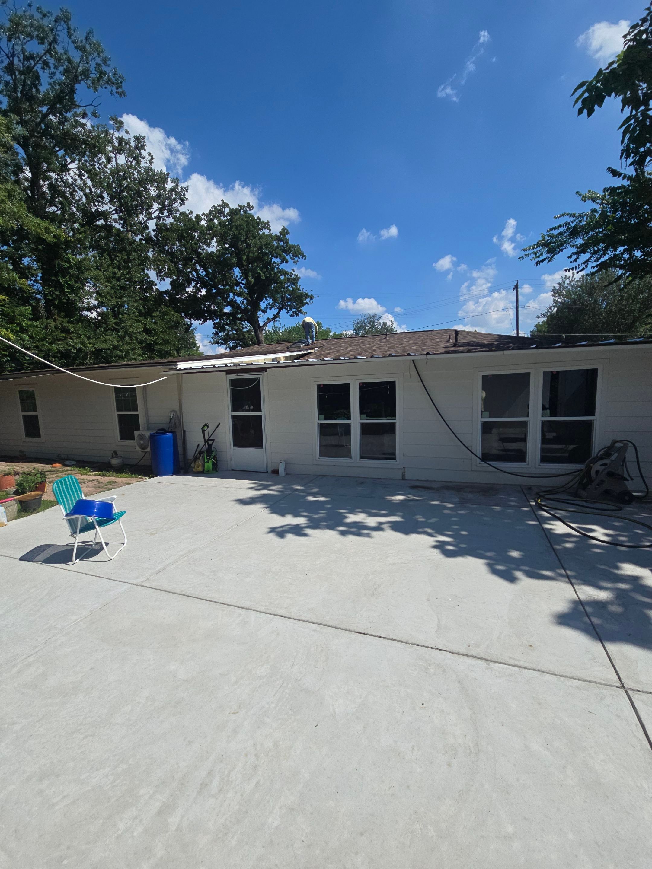 Reroof with Panels by Berry Good Roofing