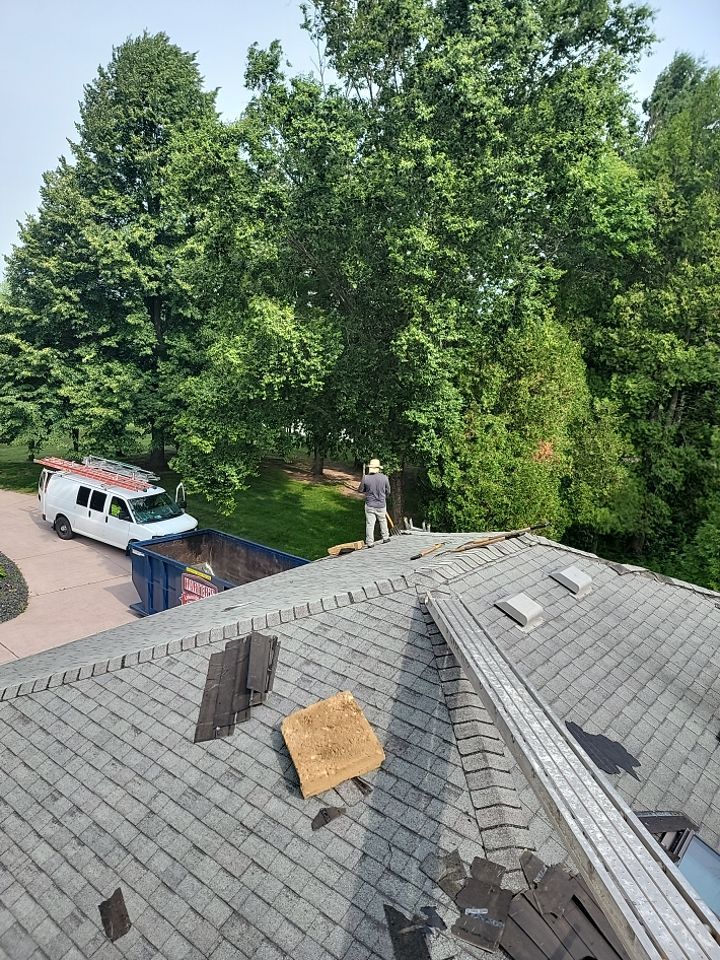 Roof Installation with GAF HDZ Timberline Shingles and Skylight Replacement in Cleveland, WI by Gellings Roofing and Siding LLC