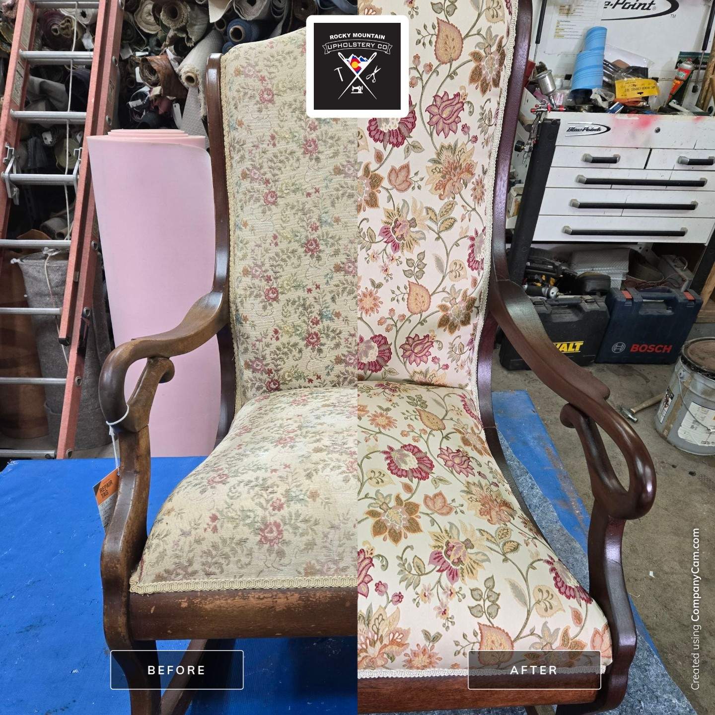 Side Chair by Rocky Mountain Upholstery Co