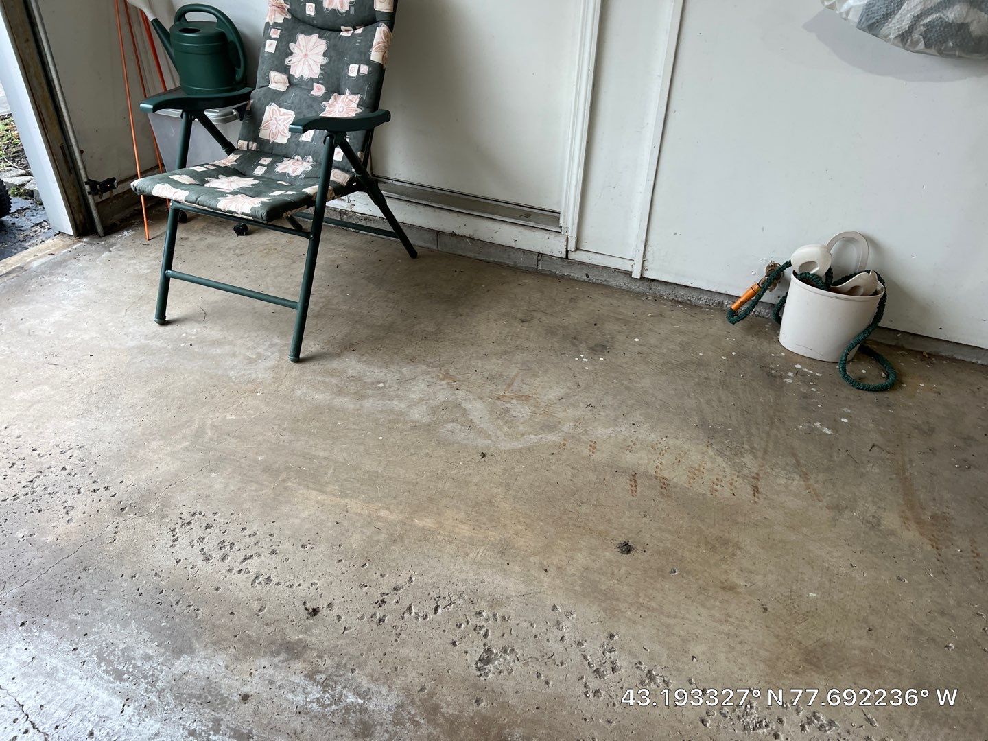 Vintage Silverado Garage Coating by NG Masonry & Construction LLC