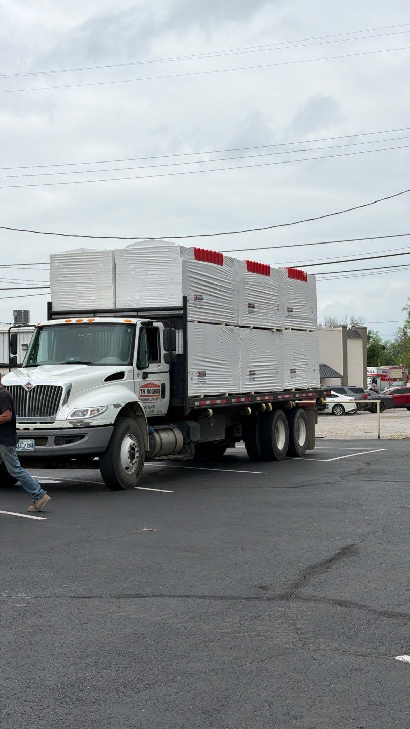 Commercial TPO Roof Replacement in Ardmore for McLish Church by BANA Roofing and Solar Supply