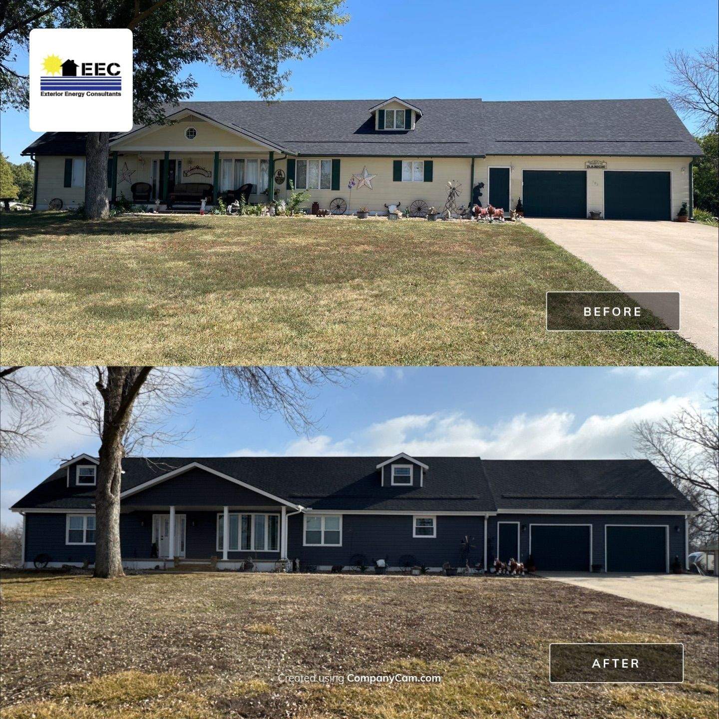 Siding Installation using Craneboard D7 by EEC Windows, Siding & Roofing