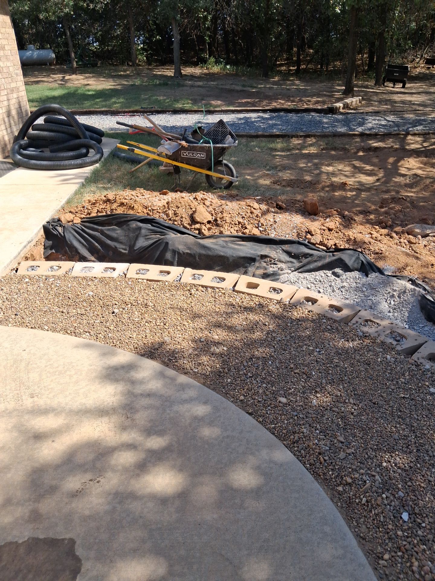 Retaining Wall by Clays Services Inc