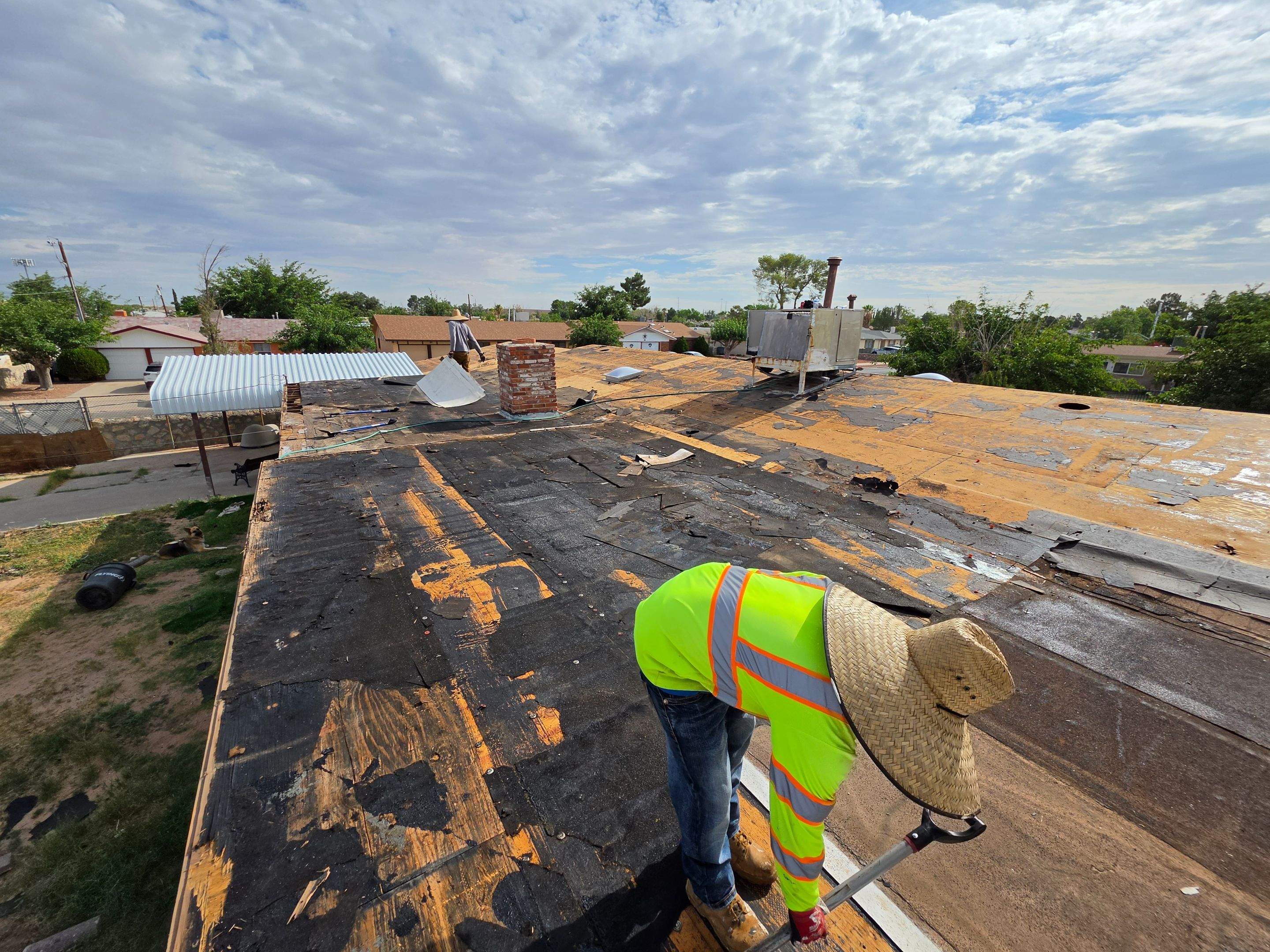Architectural Shingle Roof Replacement and Decking Repair in El Paso by Berry Good Roofing