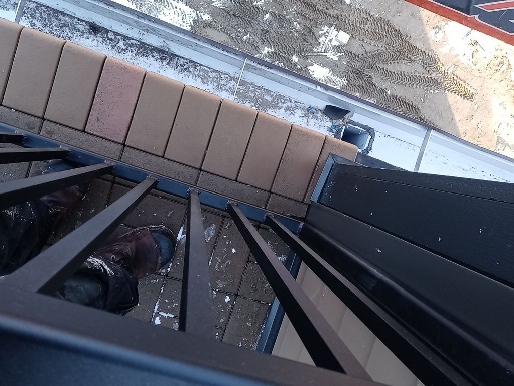 Paver install by Absolute Roofing and Construction