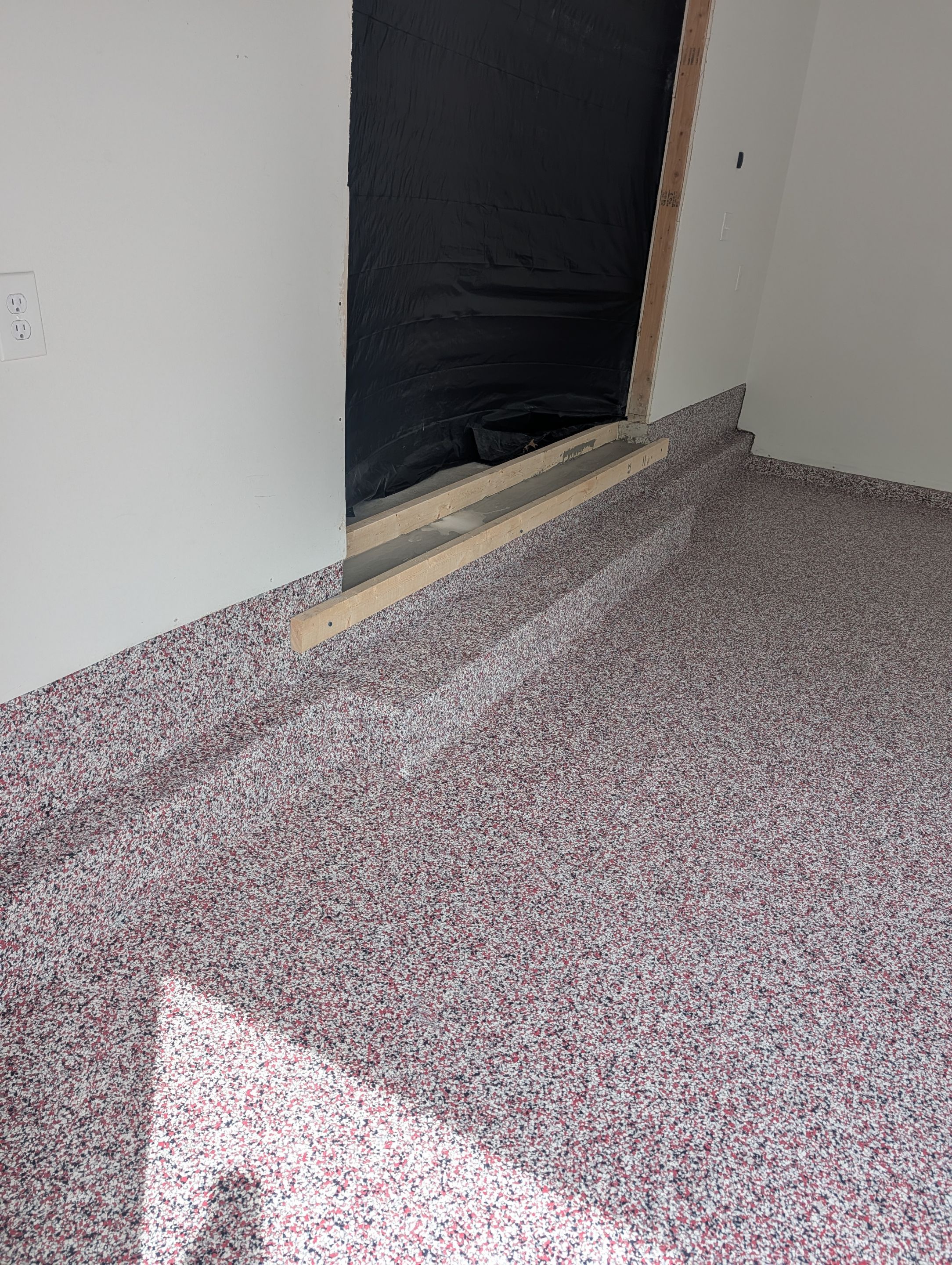 Garage Floor Coating using Custom Color by My Garage Floor Guys