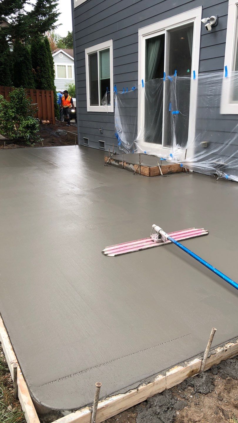  Amy | Stamped Finish Patio, Concrete Project by Jireh Asphalt & Concrete Inc 