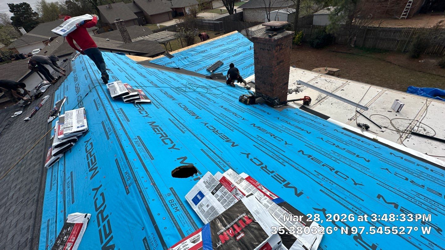 Project in Oklahoma City by Icon Roofing And Construction