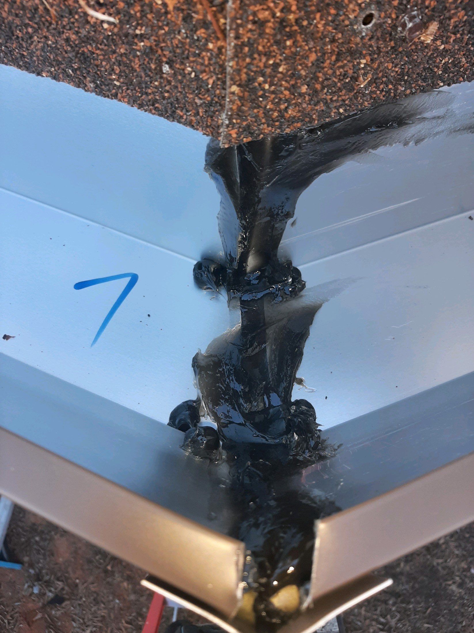 Gutter Installation using Royal Brown K-Style Gutters by Gutter Professors