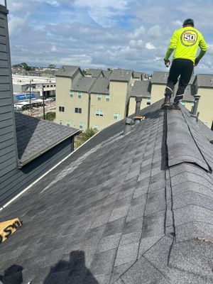 Residential Roofing Repair using Owen's Corning Duration (Lifetime) Shingles