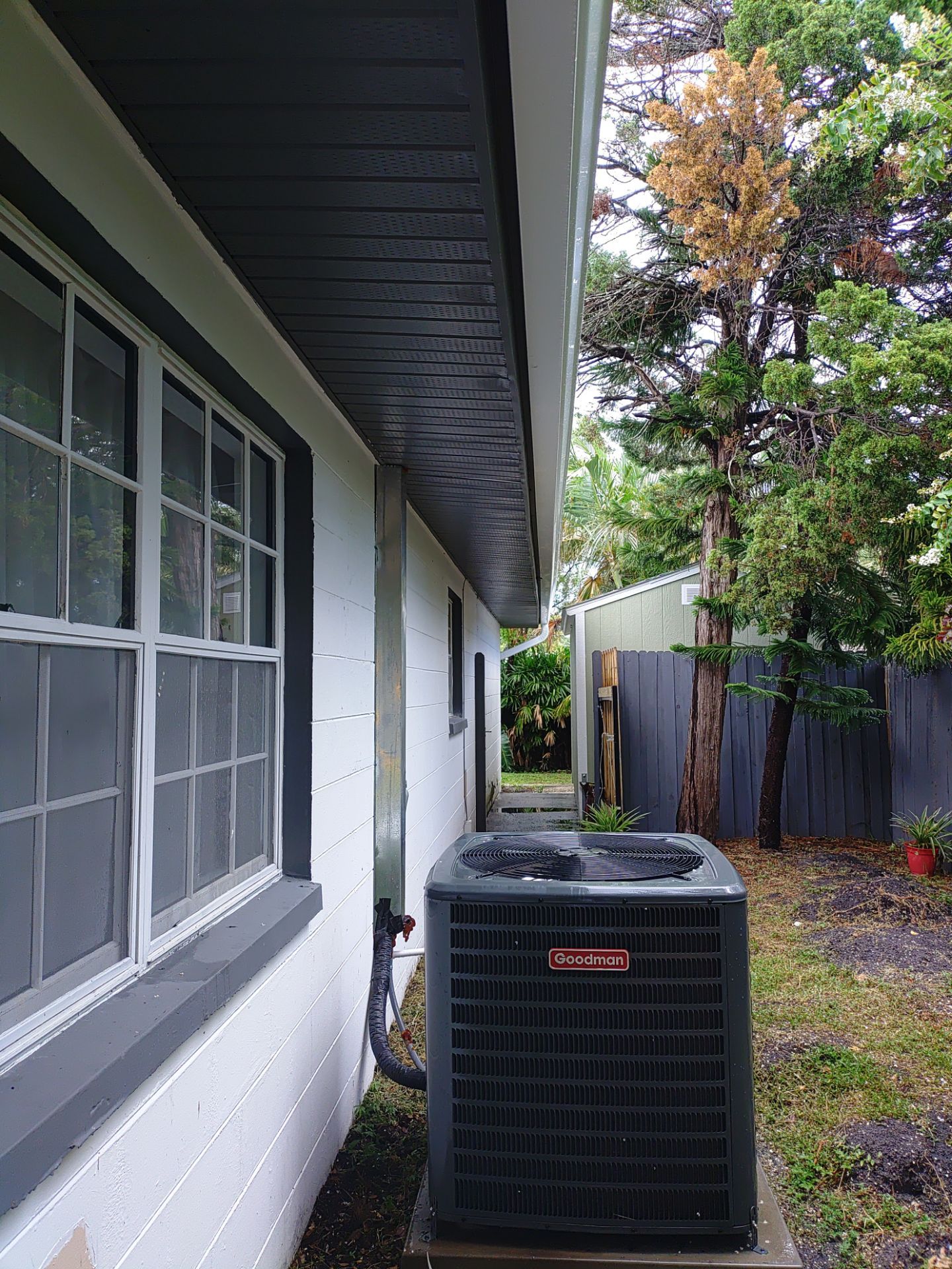 White Seamless Gutters for Coastal Homes in Tampa FL by Gutter Professors