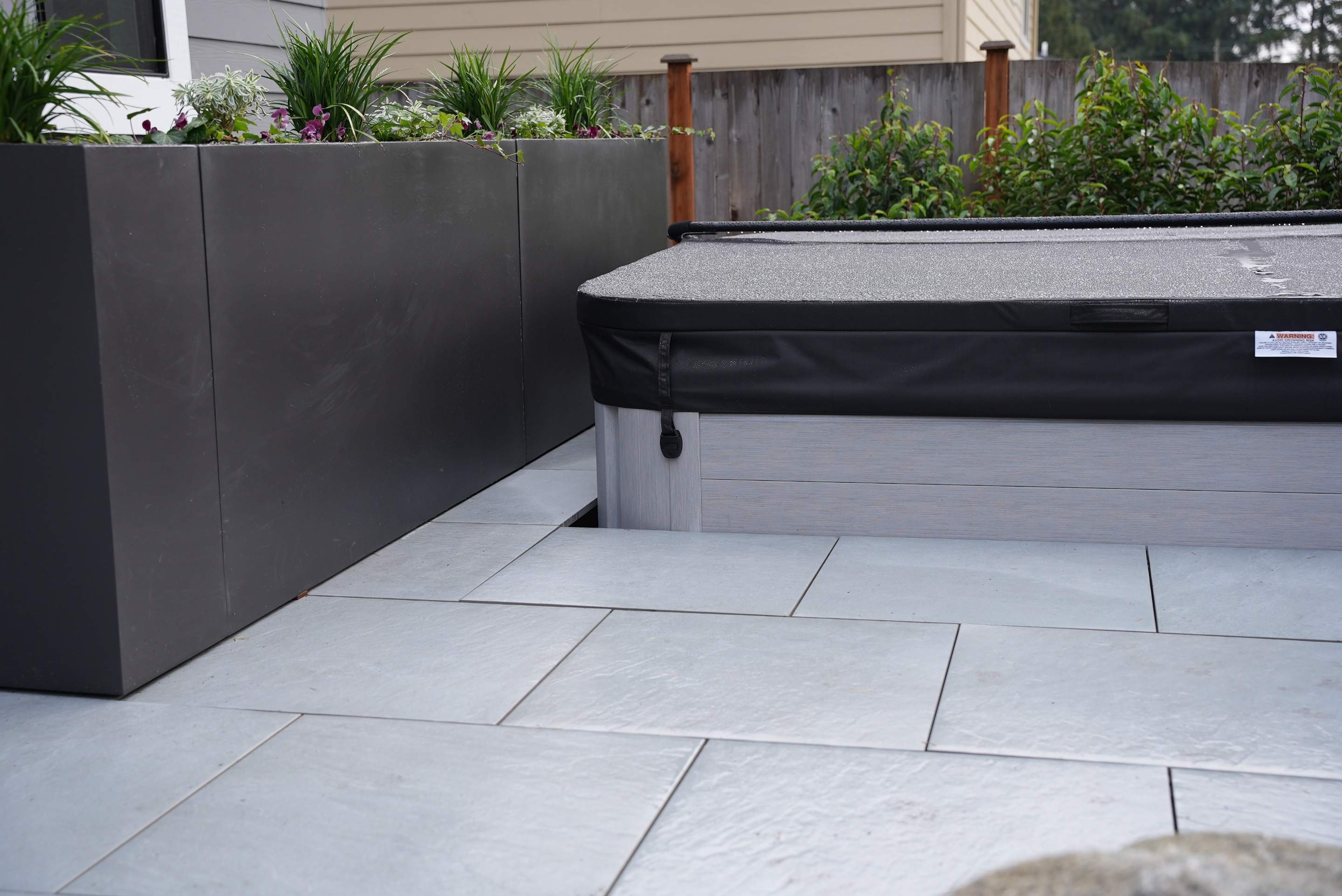 Hardscaping Back Patio Landscape Project  by Jireh Asphalt & Concrete Inc 