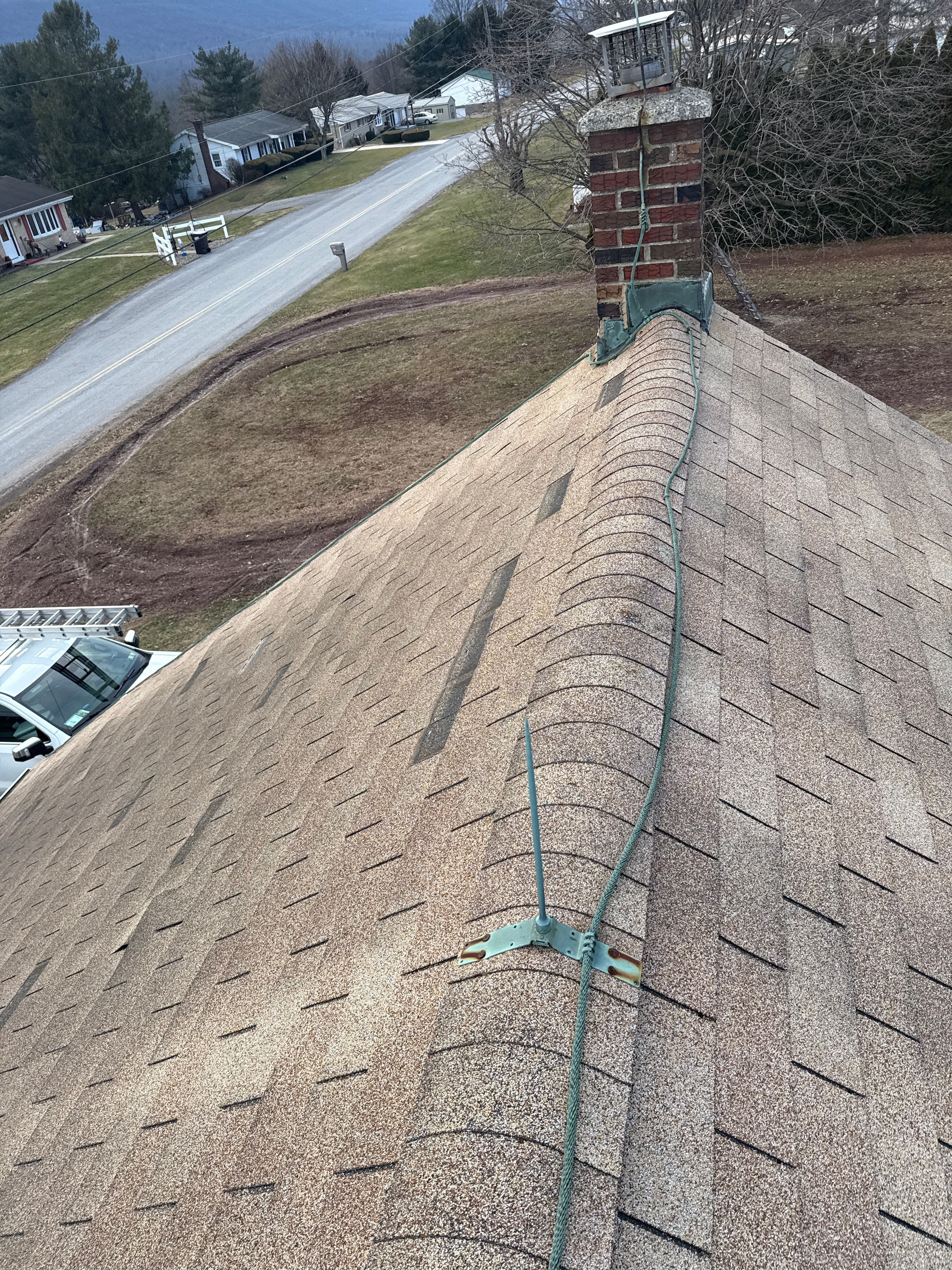Tan Metal Roof and Gutter Replacement for Valley View Home by Esh Builders