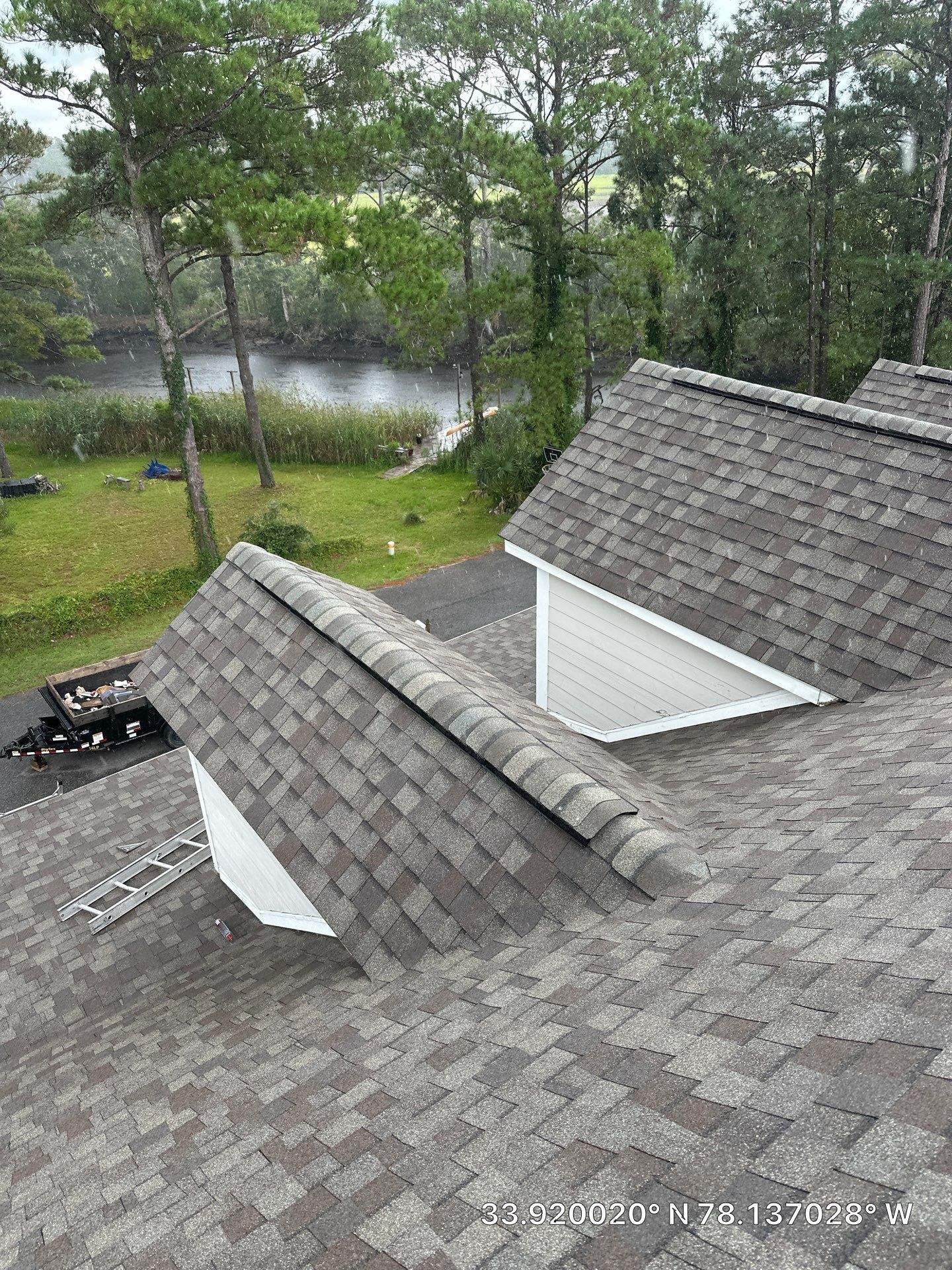 CertainTeed Landmark Weatheredwood Roof Replacement by RGR Construction and Roofing, LLC
