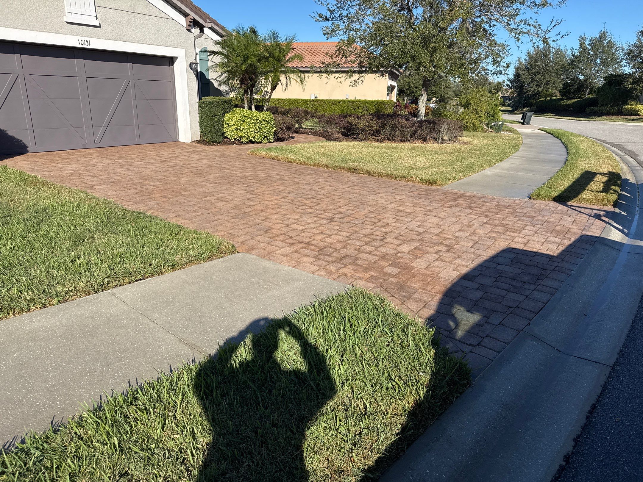 Paver Driveway, Walkway, Patio & Concrete Sidewalk Cleaning in Artisan Lakes Esplanade, Palmetto, FL | Sunshine AquaWash by Sunshine AquaWash
