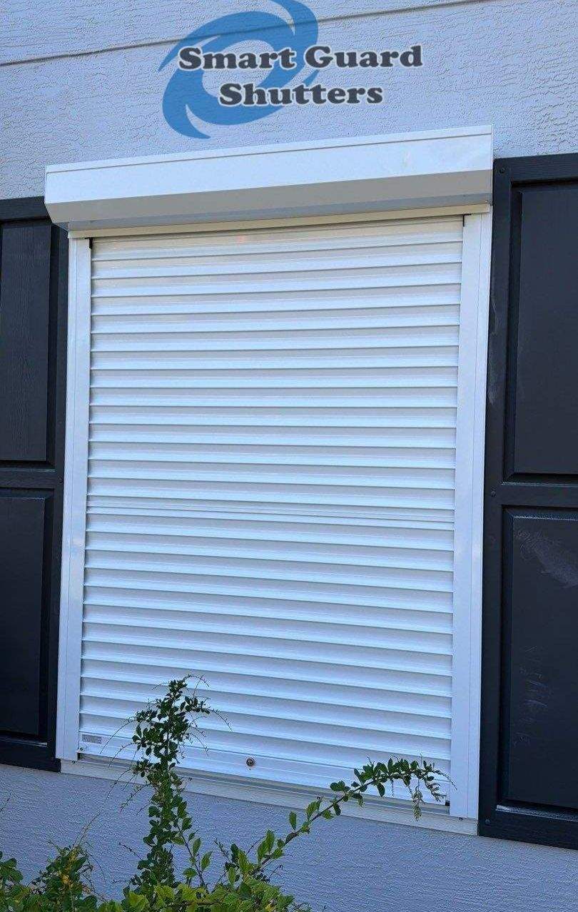 Rolling Shutters in White by Smart Guard Shutters