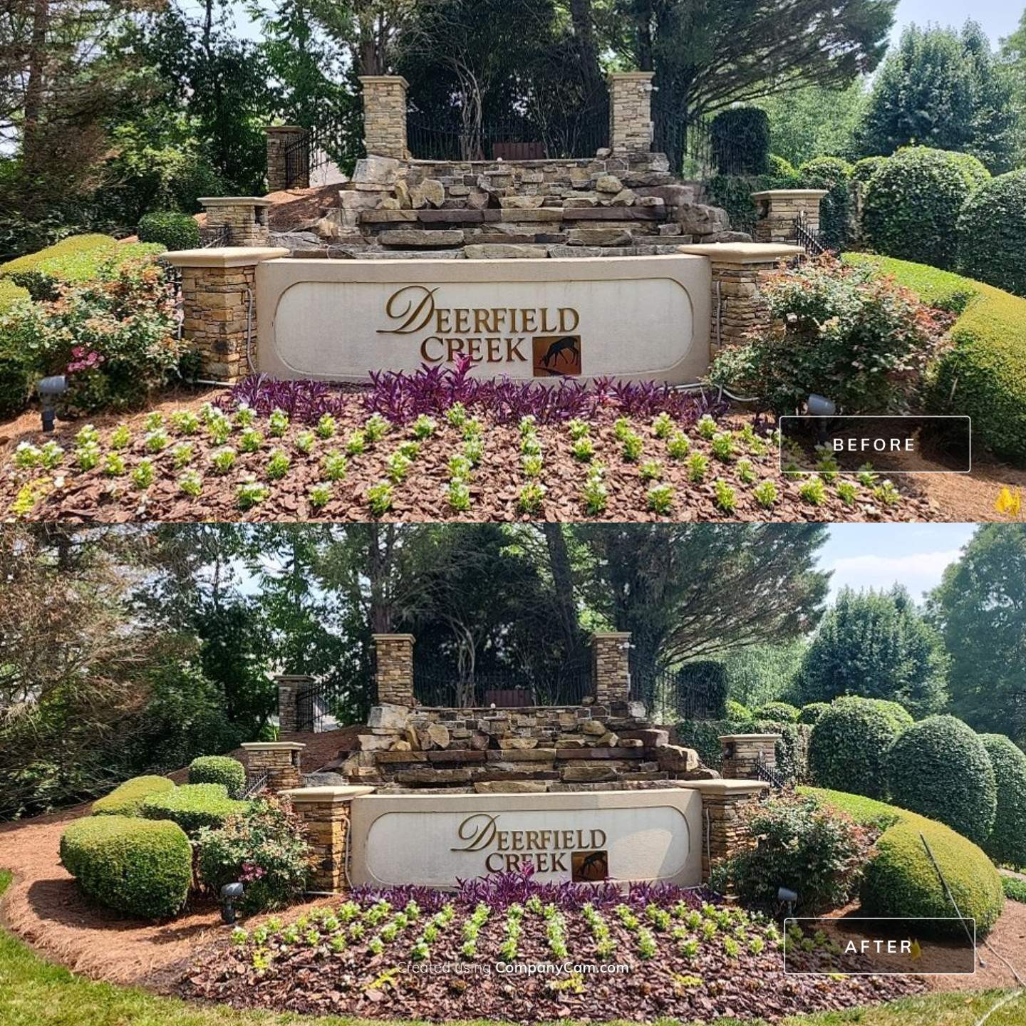 concrete Clean using cleaner by Power Wash Masters LLC