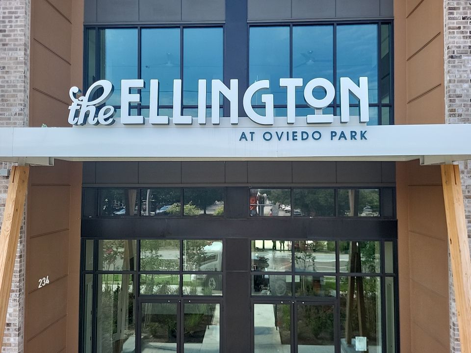 Soldier Mounted Channel Letters for Ellington by SignCrafters