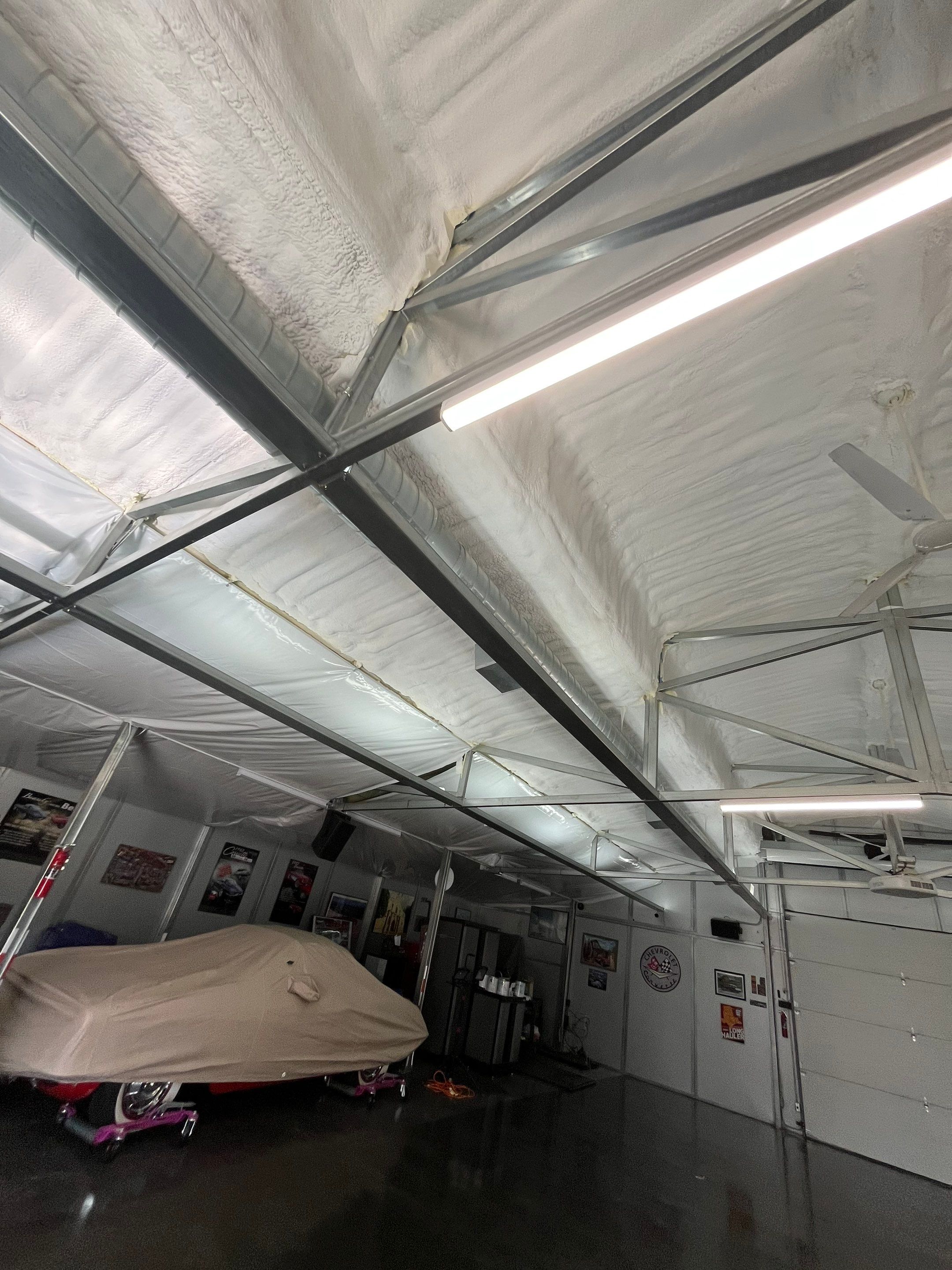 Sunnyvale Tx, Close cell spray foam custom garage  by Apex Insulation Solutions