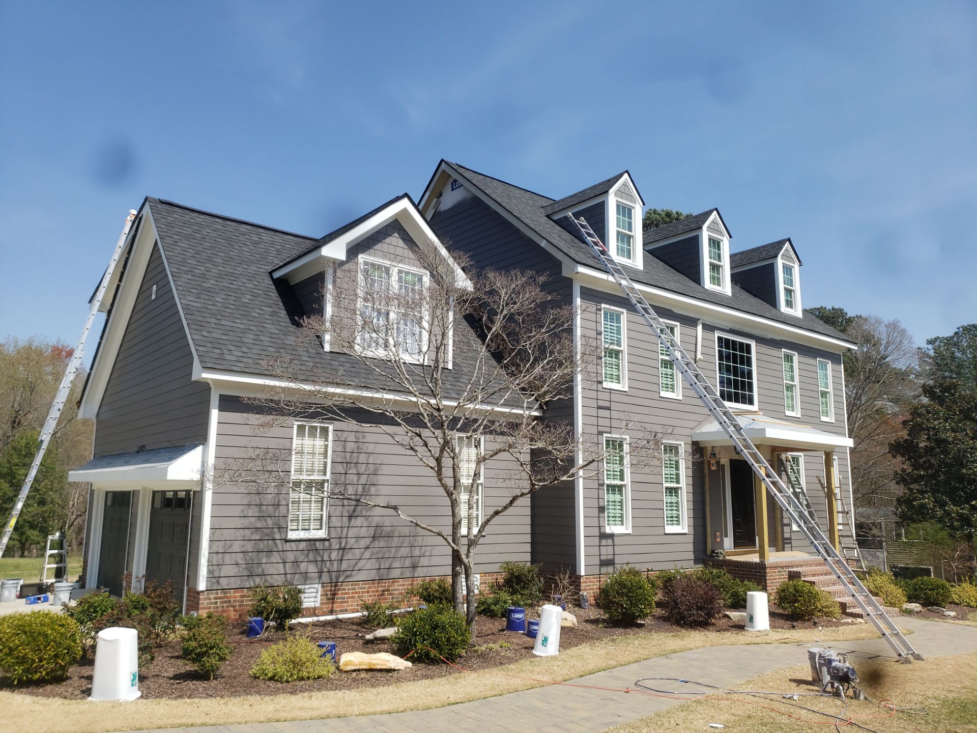 Full exterior painting by GonzalezPainters & Contractors Inc 