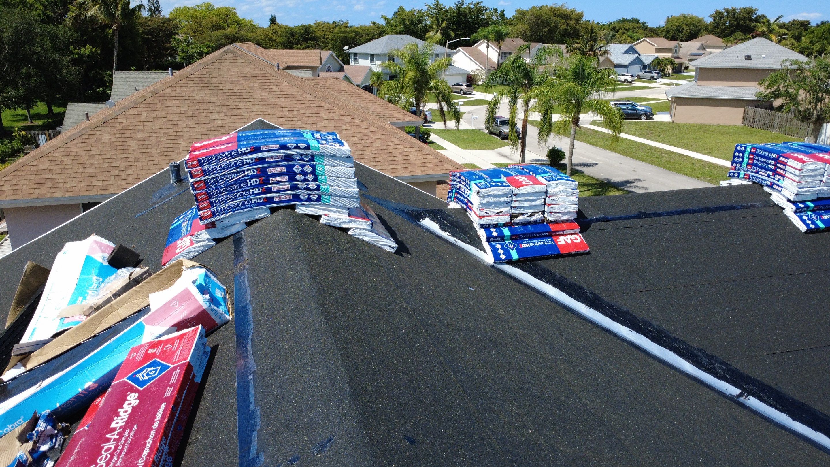 Residential Roofing Installation using GAF by BLUES BROTHERS ROOFING