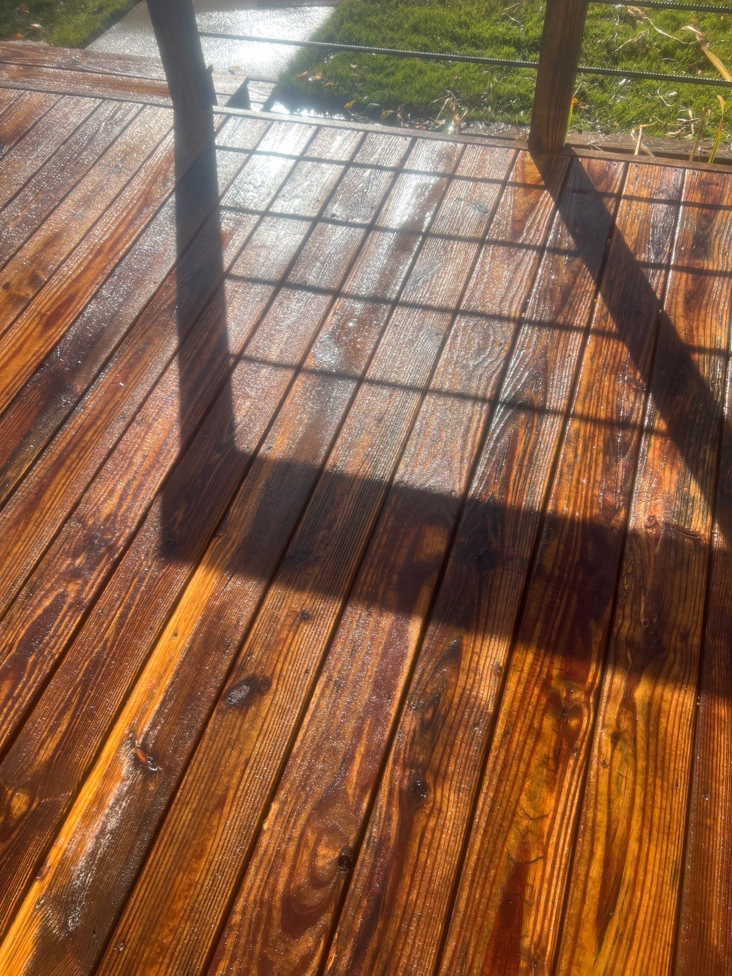Weathered Deck using Wood Sealant by DuraSeal