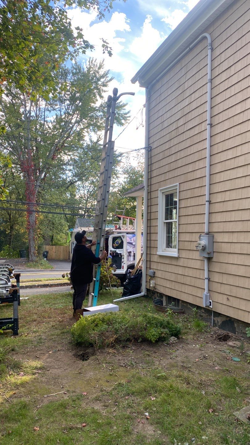 Flashing Repair in Milford by A Plus Exterior