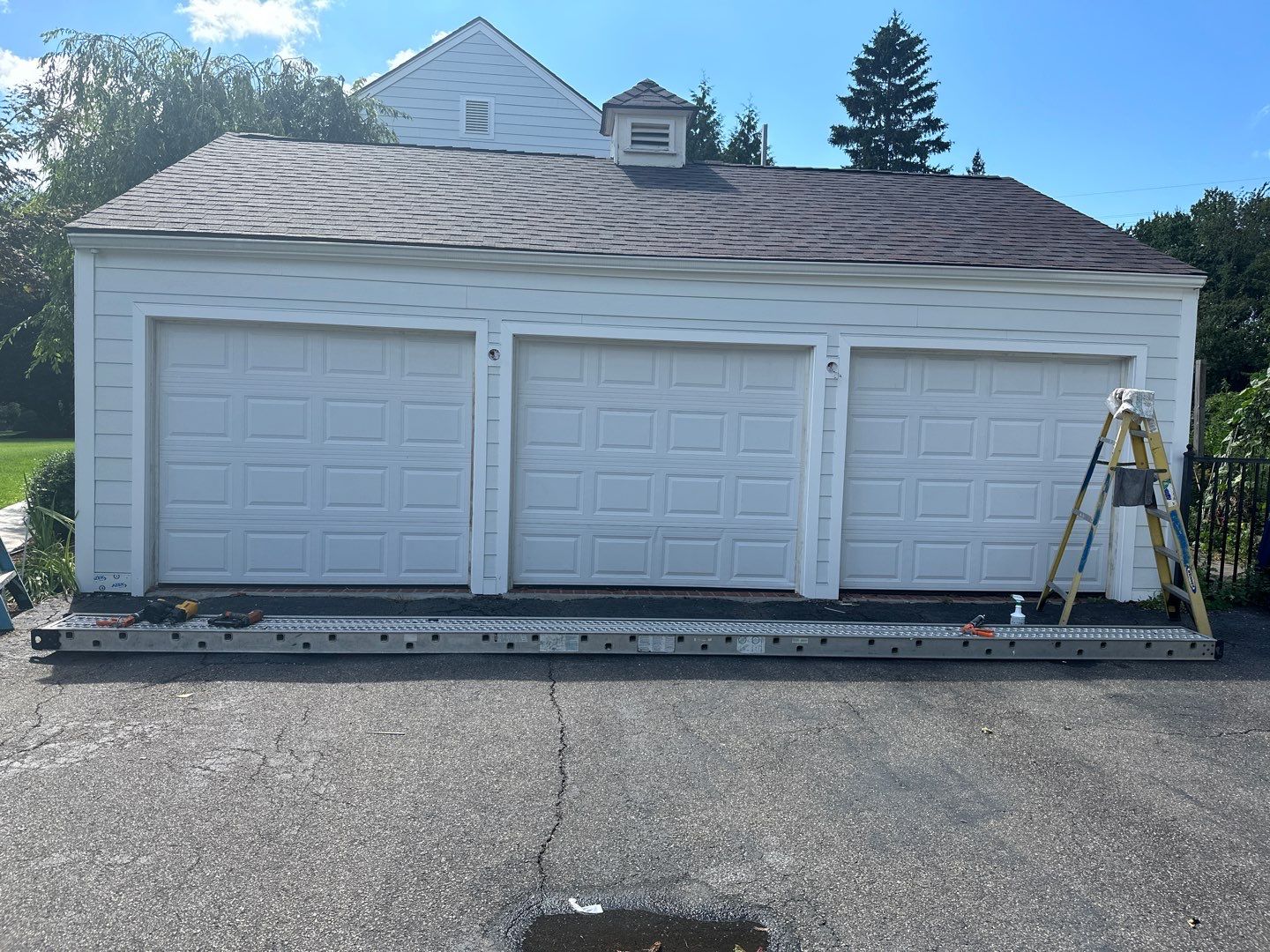 Siding Installation using Hardie Plank Artic white by A Plus Exterior