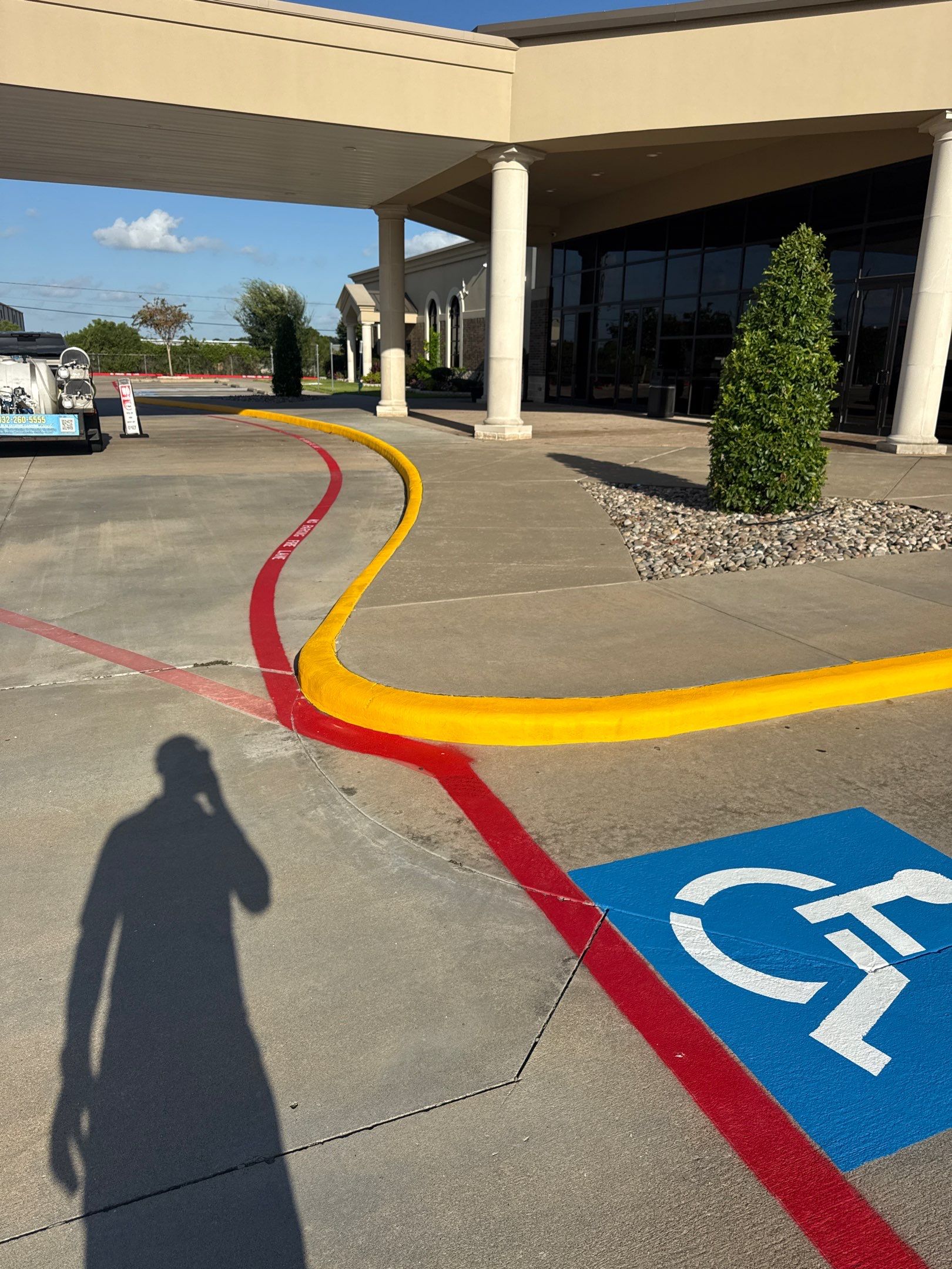 Houston Commercial Parking Lot Striping and ADA Compliance Services by Zeal Power Washing