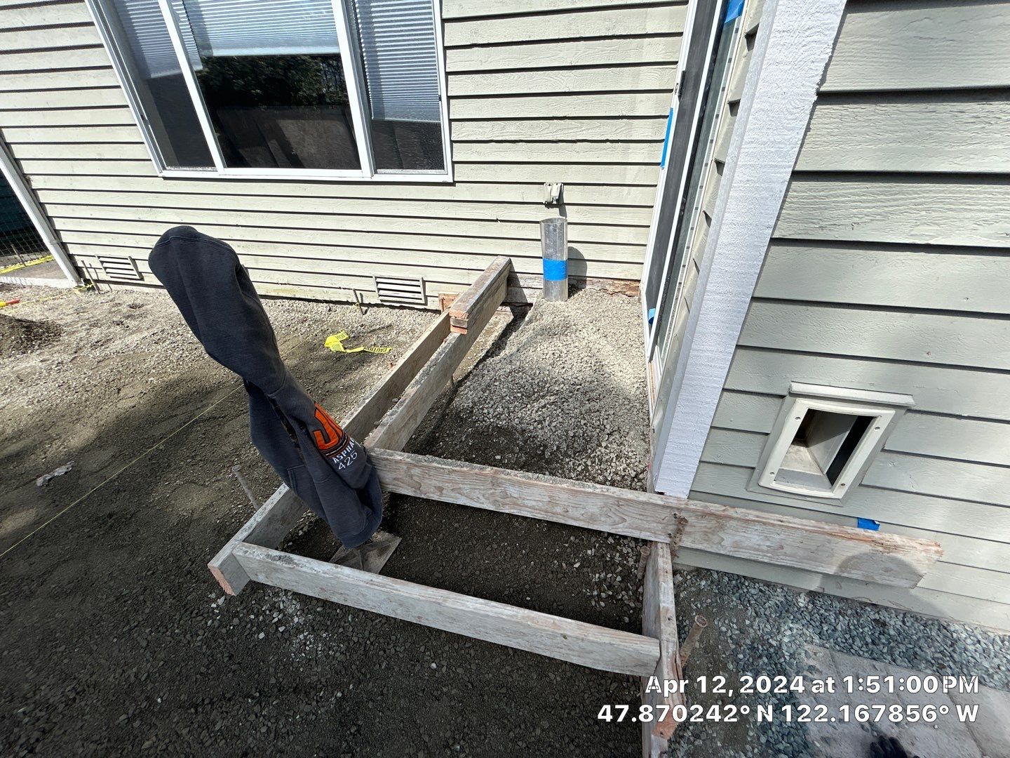 Benedict | Stamped Concrete Back Patio by Jireh Asphalt & Concrete Inc 