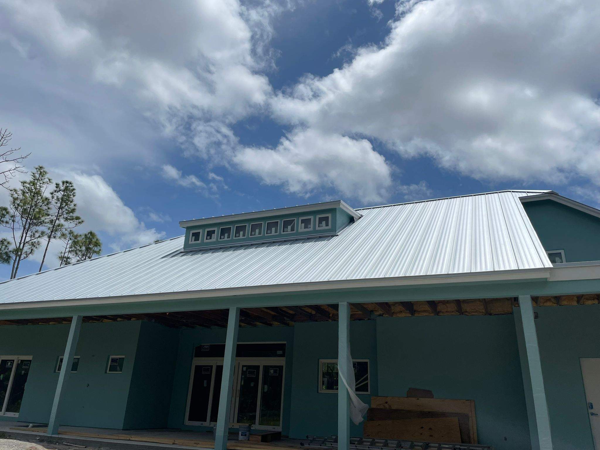 24ga 1.5" Mechanical Seam Mill Finish by Total Roofing System The Metal Roof Experts