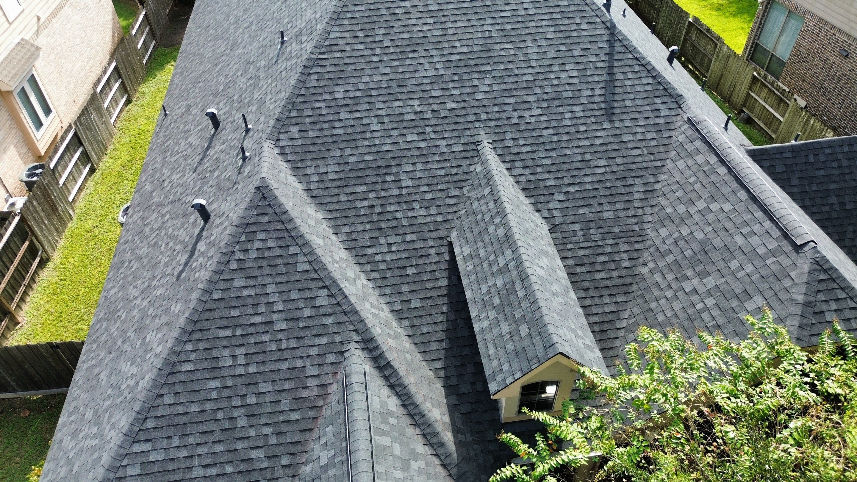 Sugar Land Residential Roof Replacement and Interior Ceiling Repair by Houston Roofing & Construction
