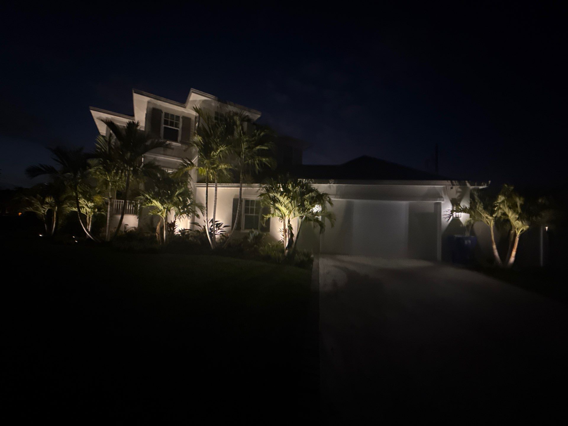 Full Architectural and Color-Changing Landscape Lighting in St. Petersburg by Elegant Accents