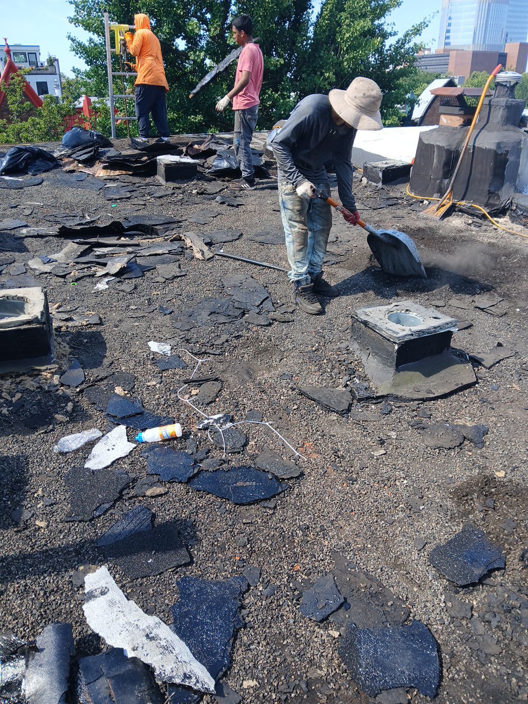 Roof replacement by Philadelphia Quality Roofing