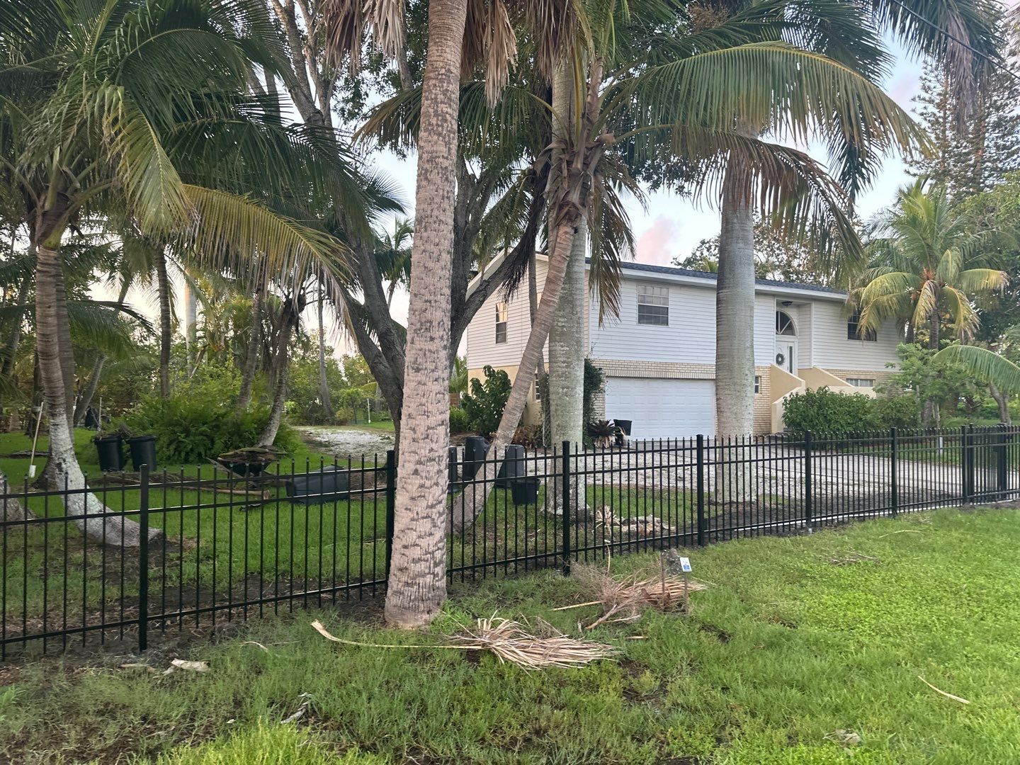 Aluminum Fence Installation using 3 Rail Aluminum Fence by Asap fence and gates, LLC