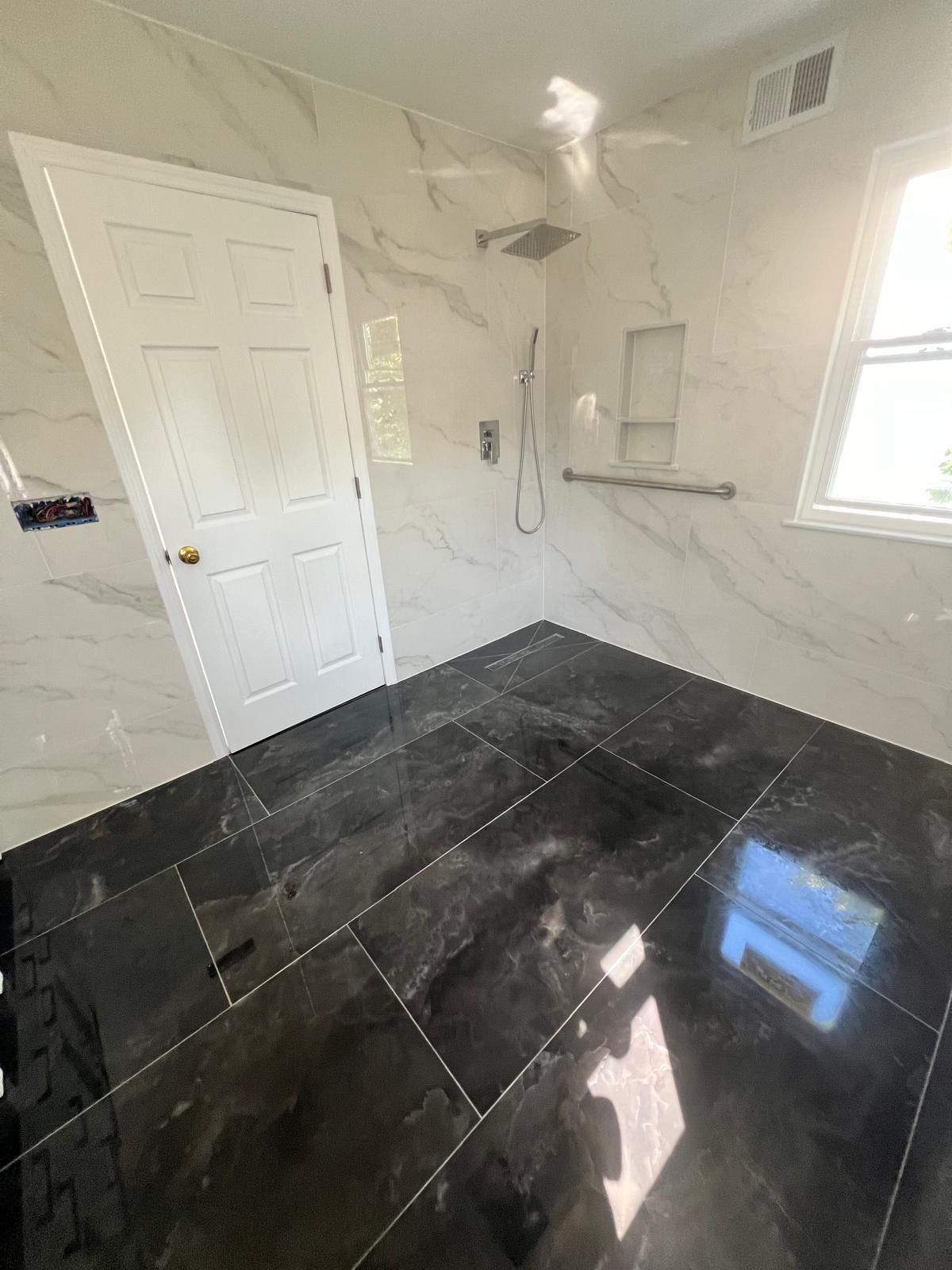 Bathroom Remodel using Tile by Home Concepts Construction