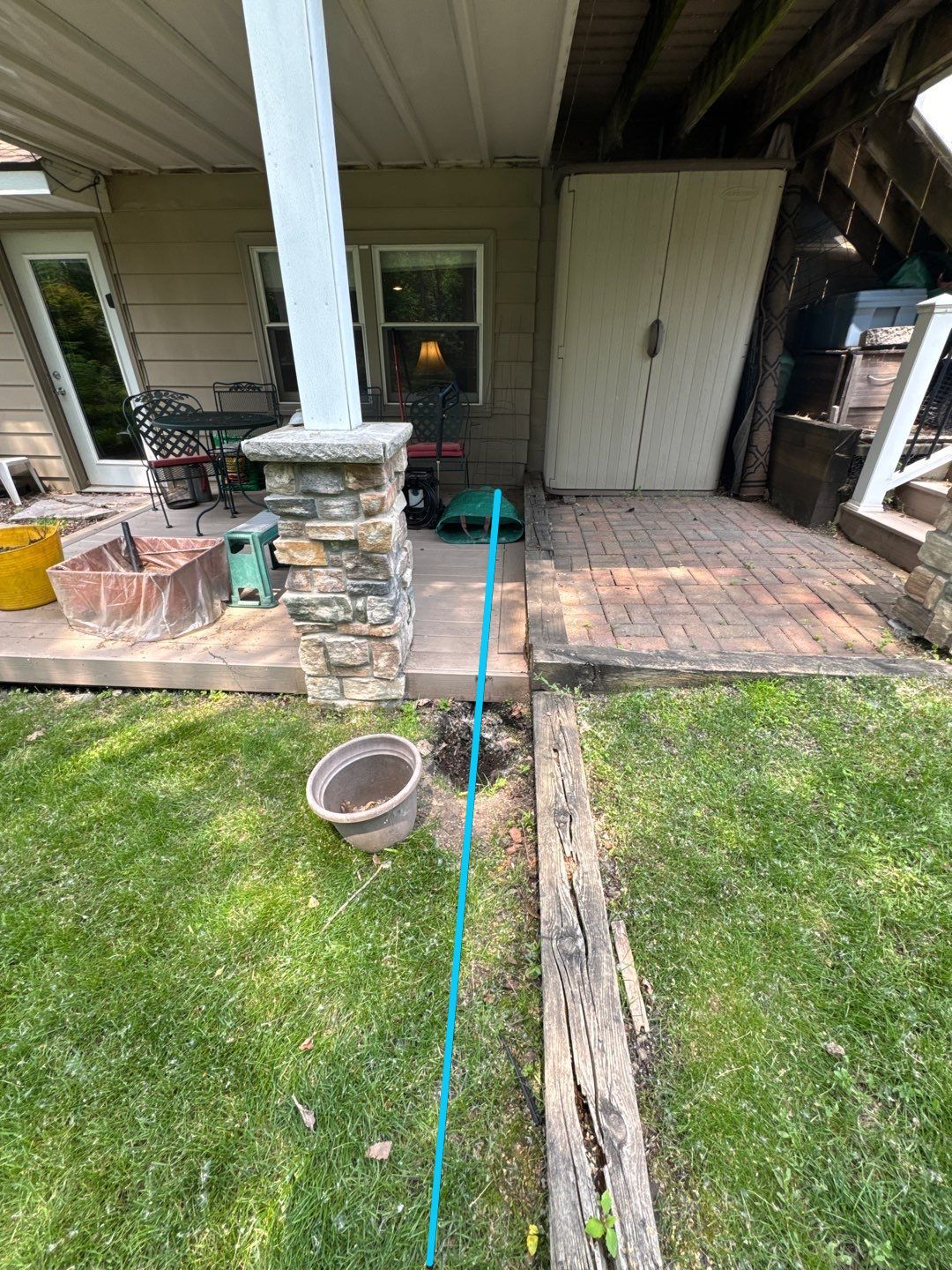 Richard’s Sump Pump Discharge Line Fix by Waterproofing Northeast