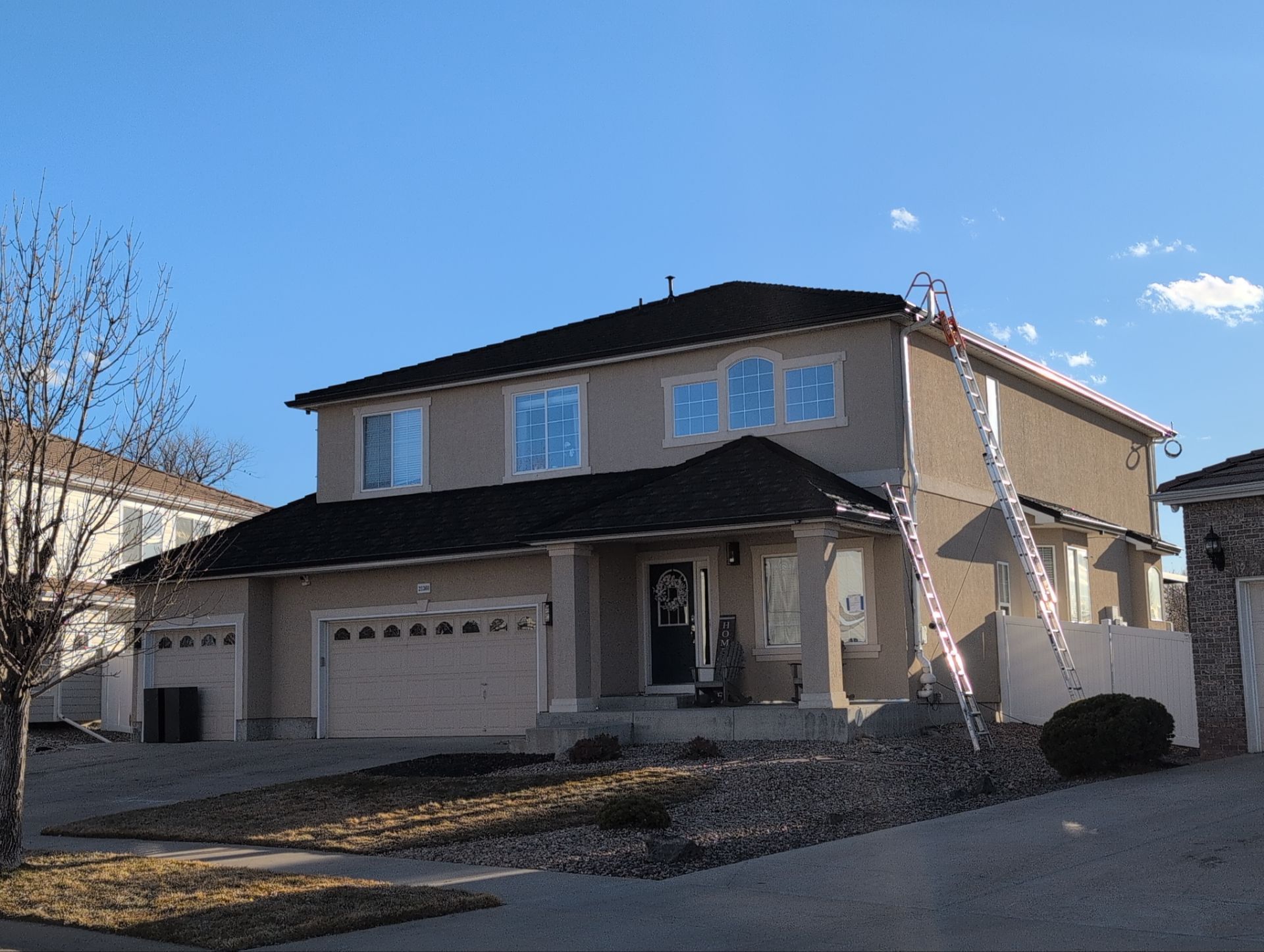 Residential Roofing Installation using Stone Coated Steel Cottage Shake by Blue Peaks Roofing LLC 