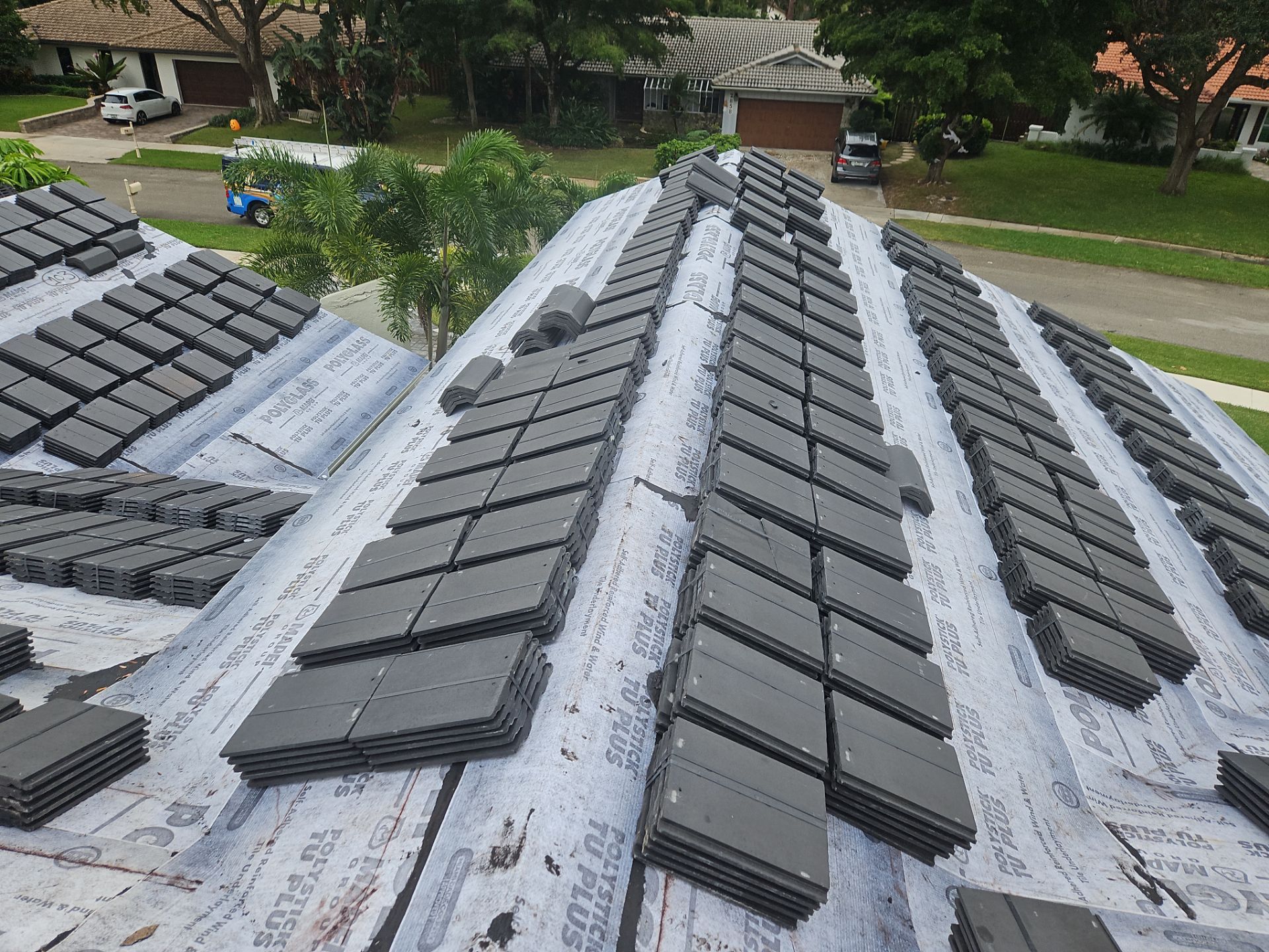 Residential Roofing Installation using WestLake Roofing Tile by BLUES BROTHERS ROOFING