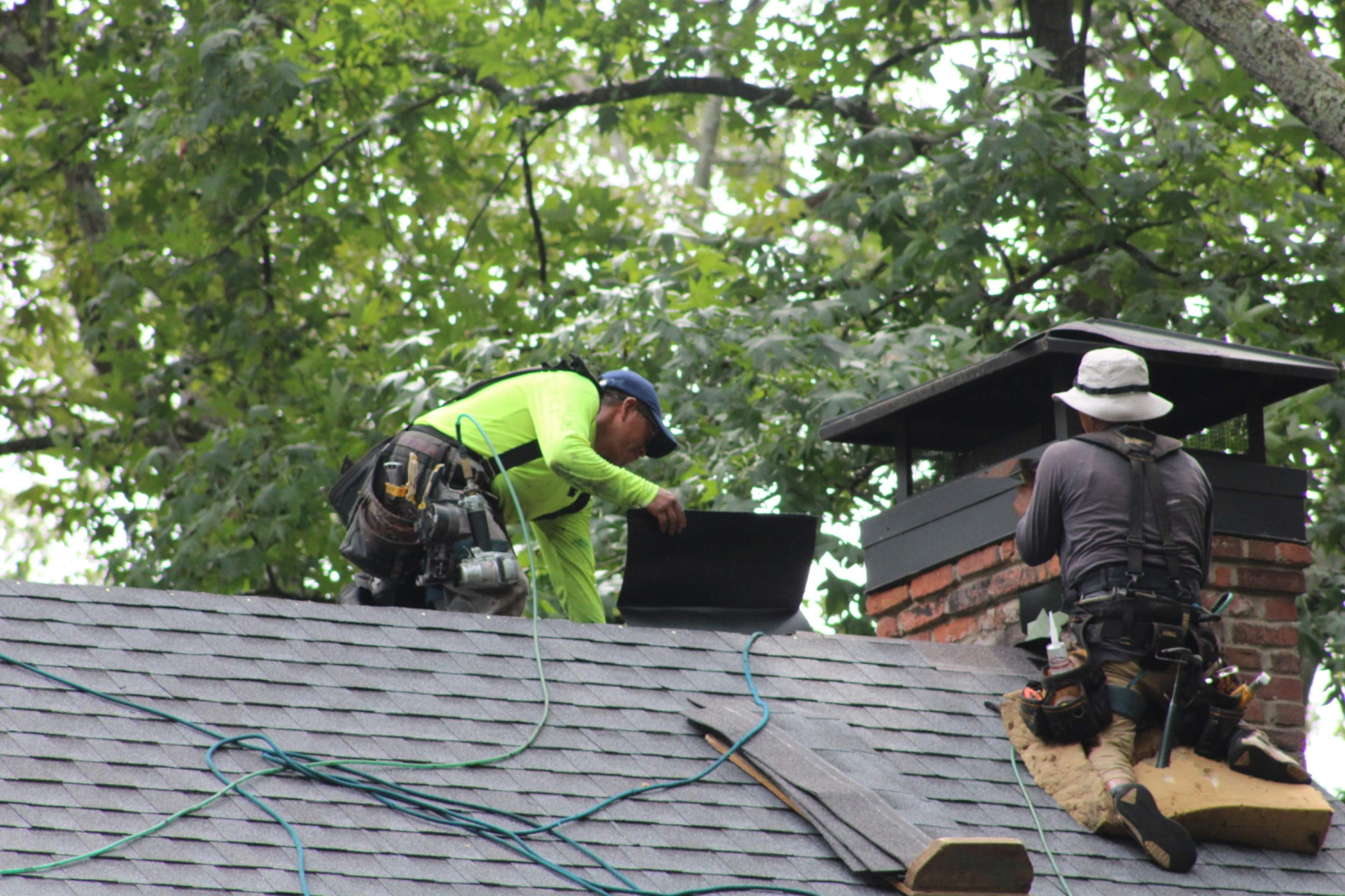 Collierville Roof Replacement Following Major Tree Impact Damage with interior repairs by Revival Roofing Services