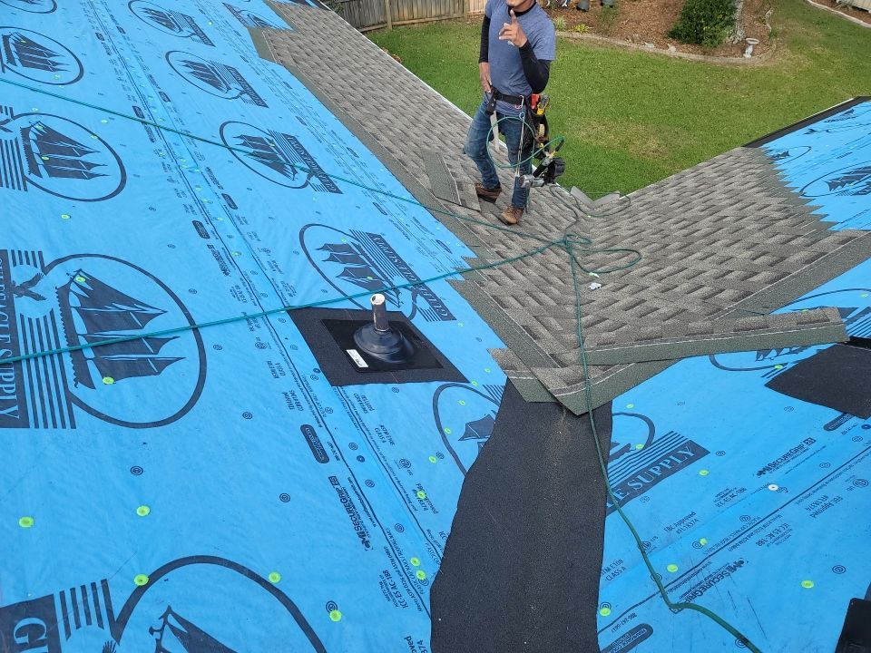 Residential Roofing Installation using Roof Replacement by American Roofing & Construction LLC