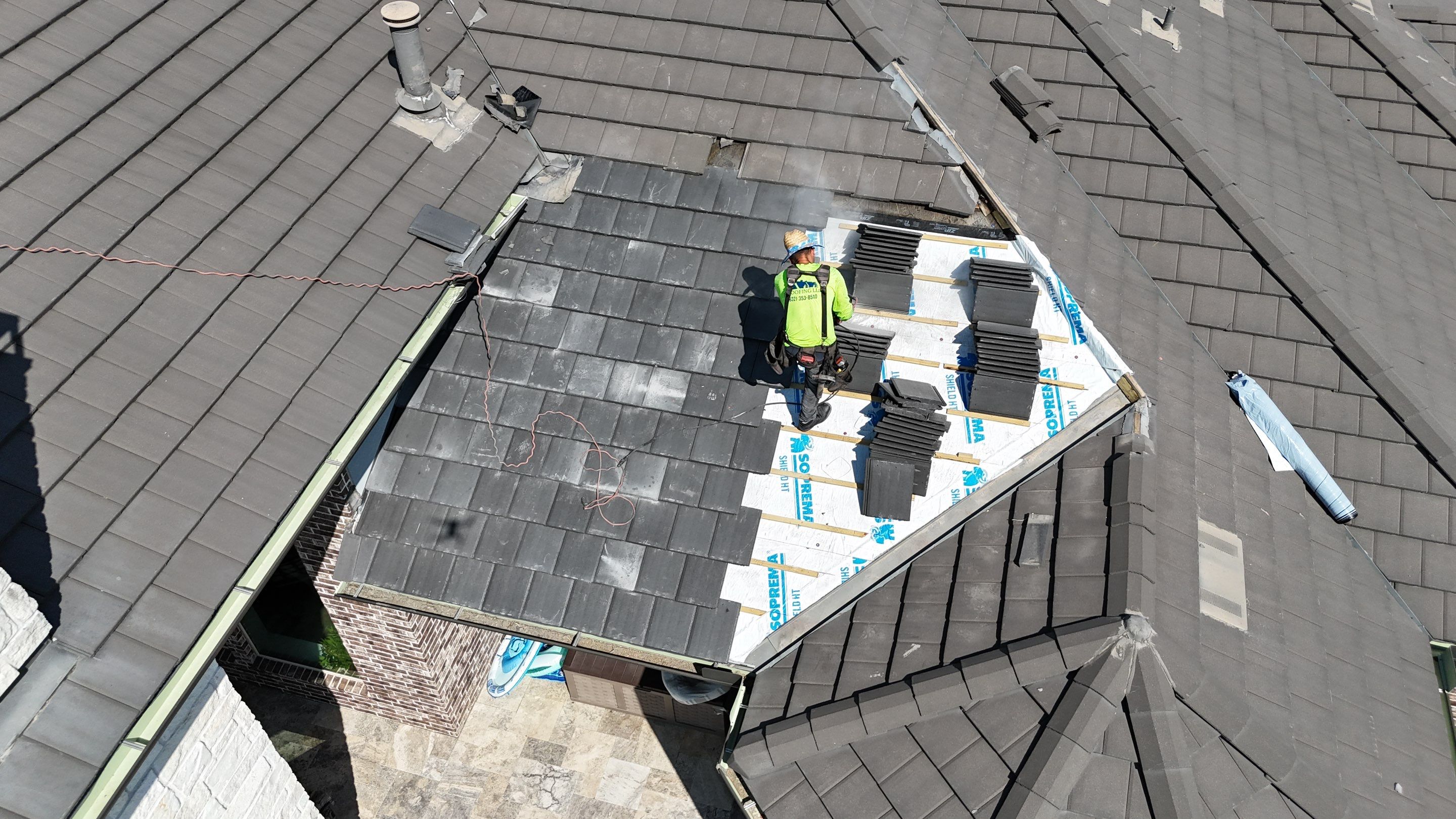 Saxony Tile Repair in Bridgeland!  by Core Four Roofing