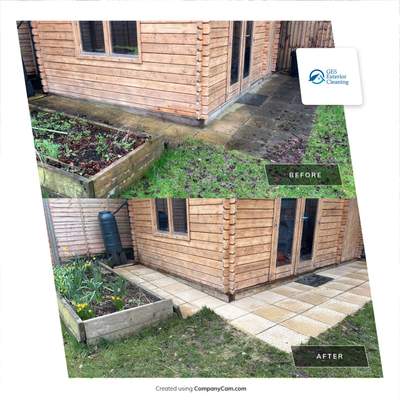 Exterior Clean - Roof - Patio - Driveway using Honda 15lpm Low Pressure Washing Machine