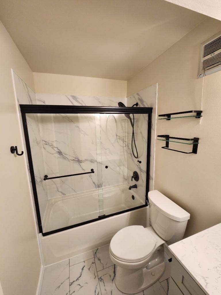 Acrylic Shower Install in Aurora by Snap Home Solutions