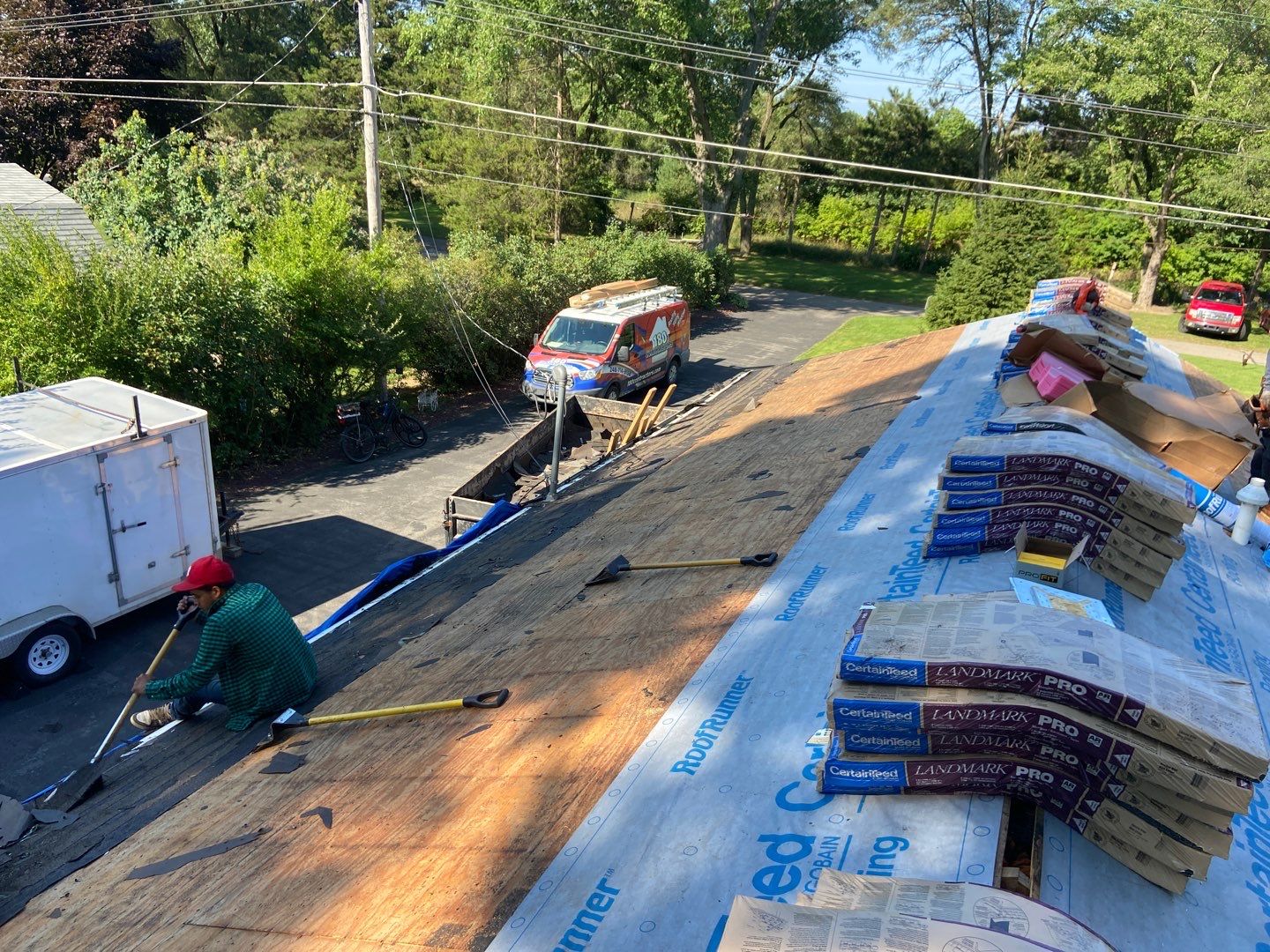 Roof Replacement using CertainTeed Landmark by 180 Contractors