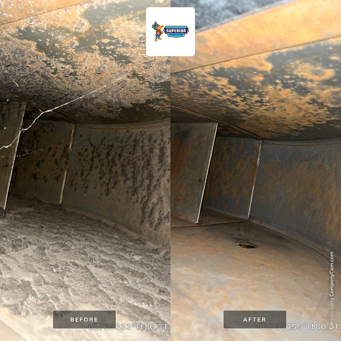 Air Duct Cleaning With a Vacuum Truck in New Brighton, PA by Superior Air Duct Cleaning