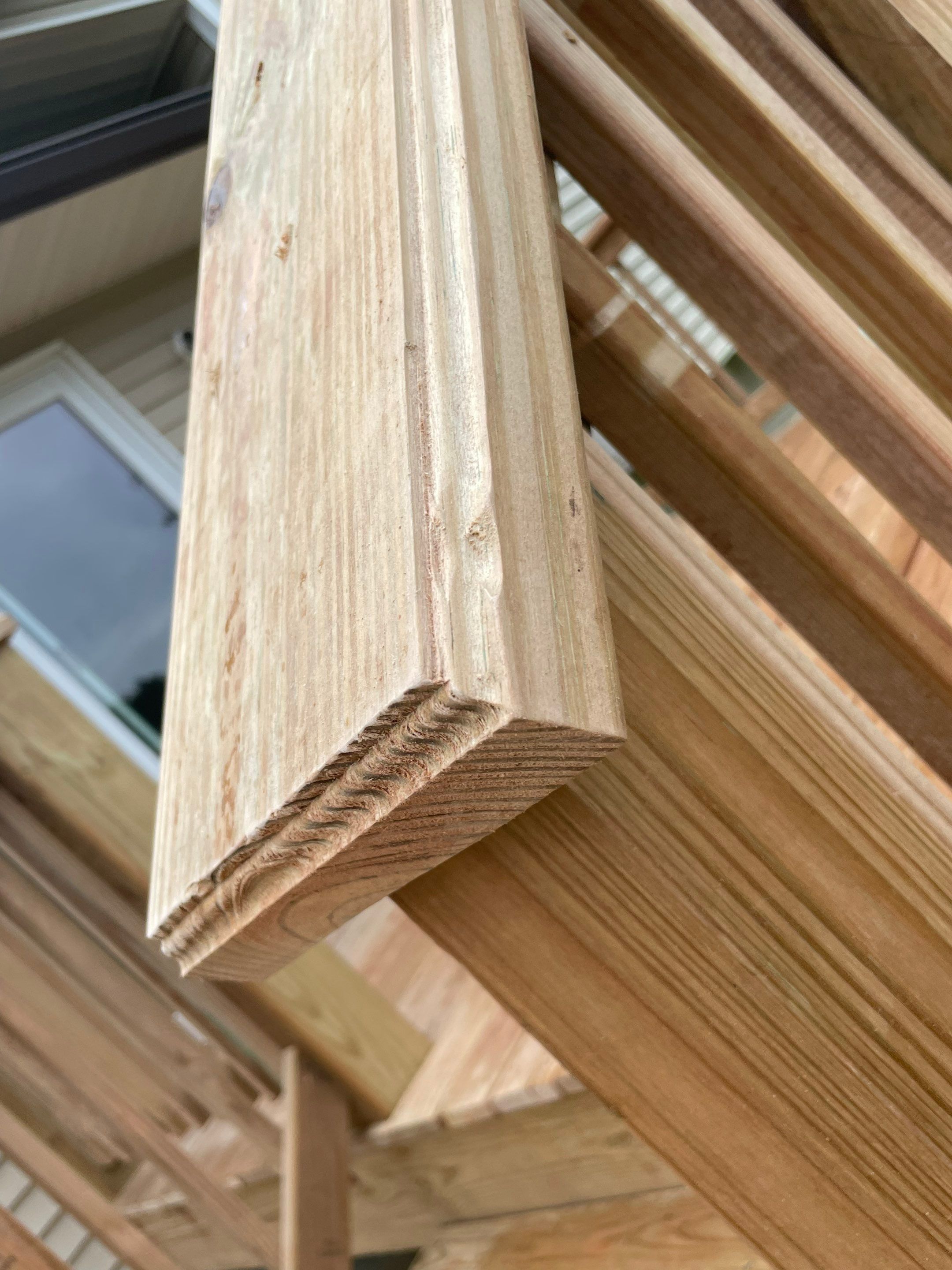 Deck Installation using Treated Lumber by Avalon Roofing and Exteriors